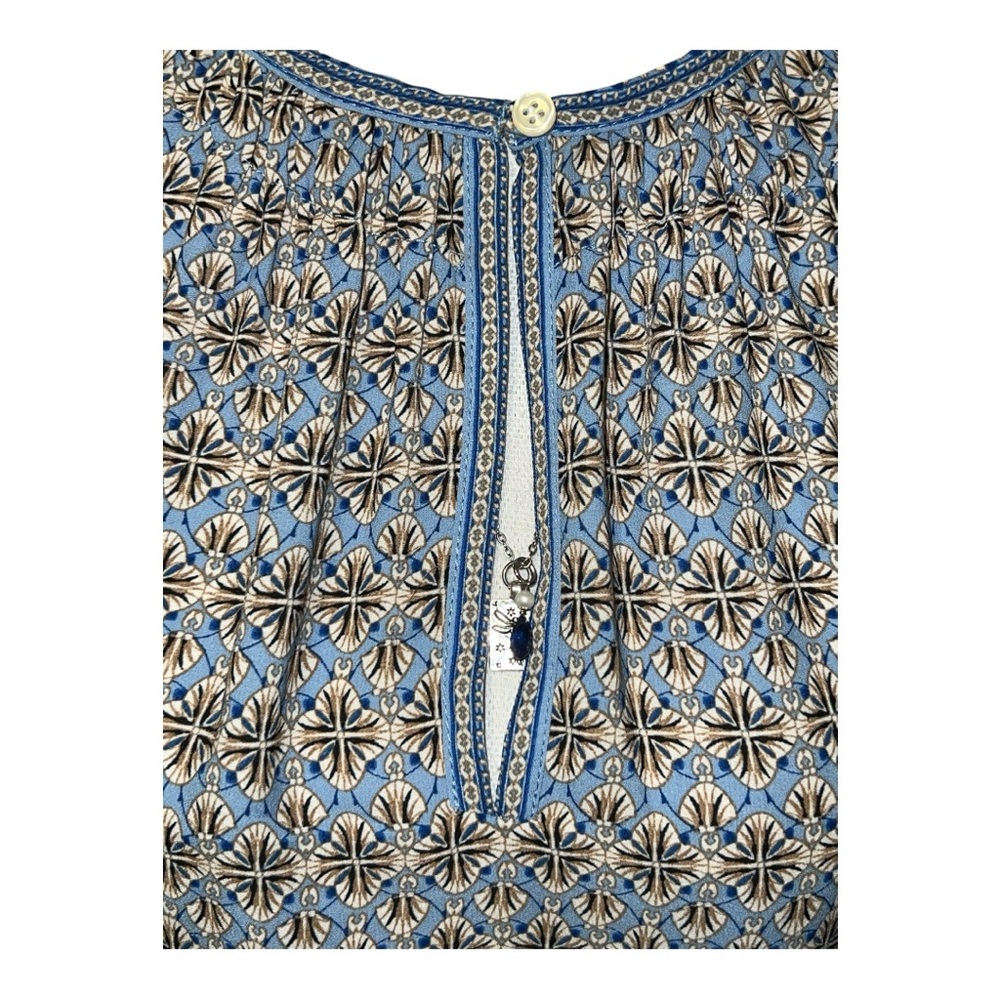 Max Studio Blue Pleated Maxi Dress - Picture 3 of 11